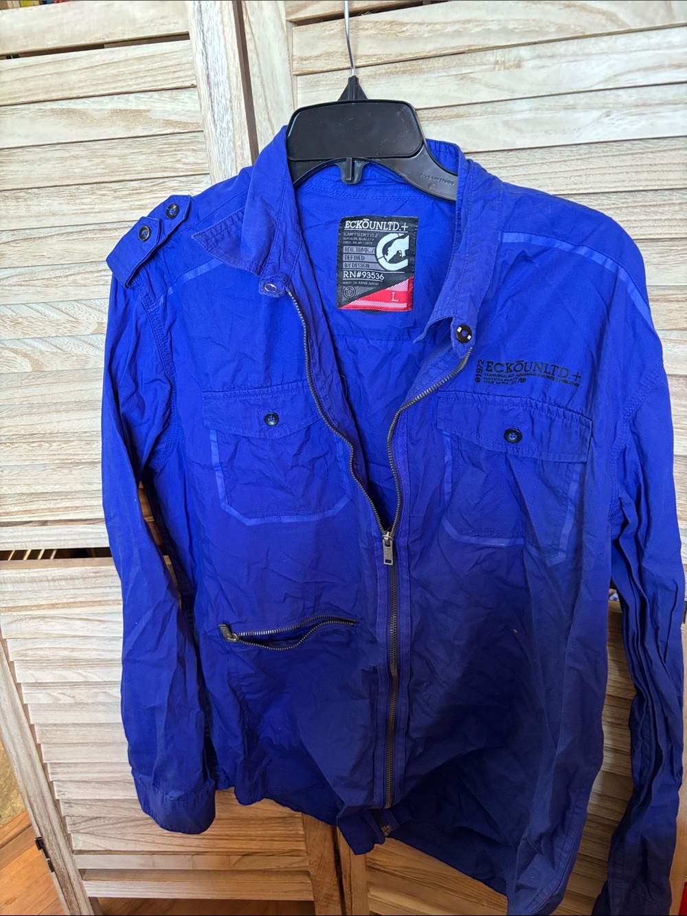 Ecko Unltd Royal Blue Jacket Large
